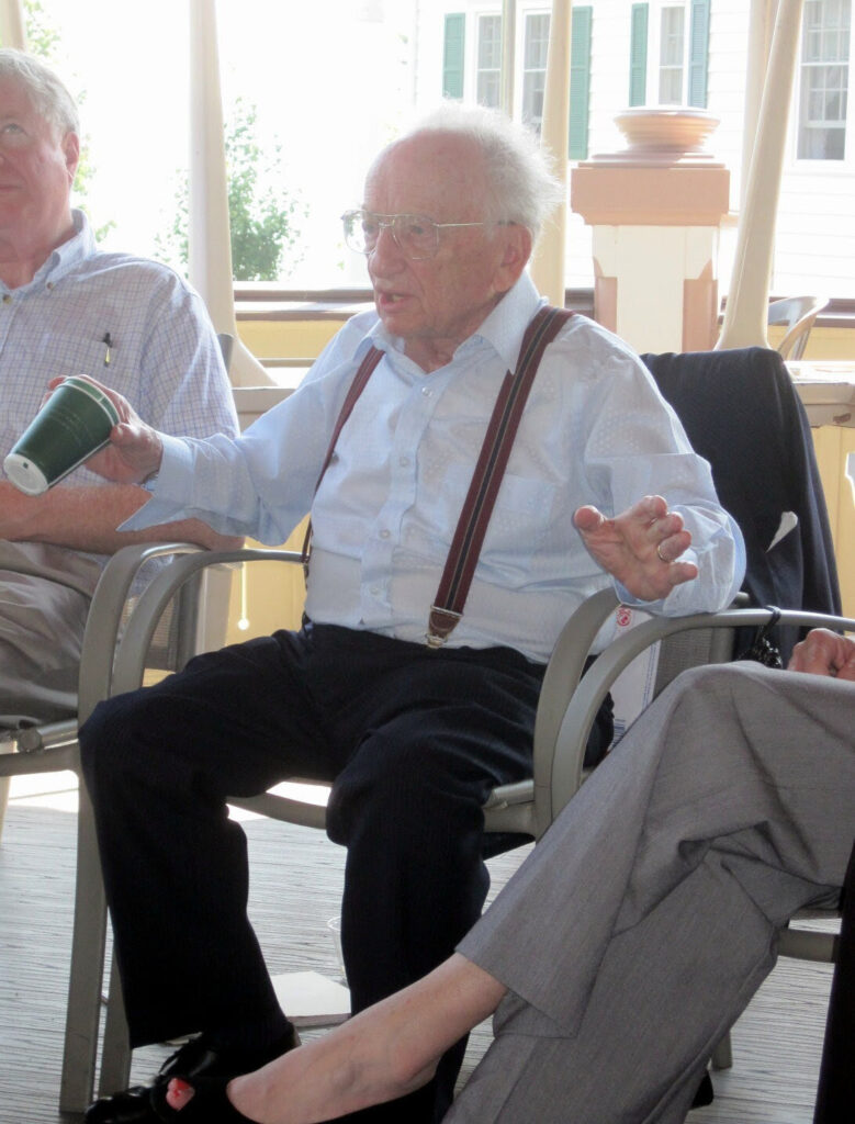 August 24, 2010: Ben Ferencz at Chautauqua Institution.