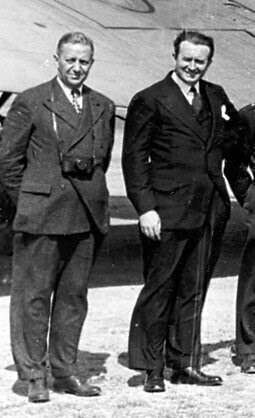 July 21, 1945: Sidney Alderman and Frank Shea.